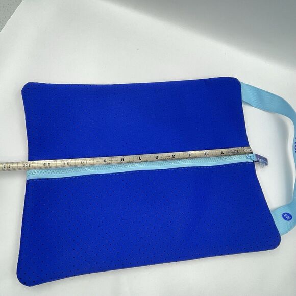 Weight Watchers Women's Zippered Shoe Bag 13"X11" Blue - Picture 10 of 11